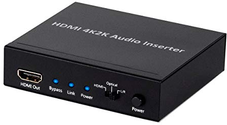 Monoprice blackbirdtm 4 K Series HDMI-Audio-Inserter