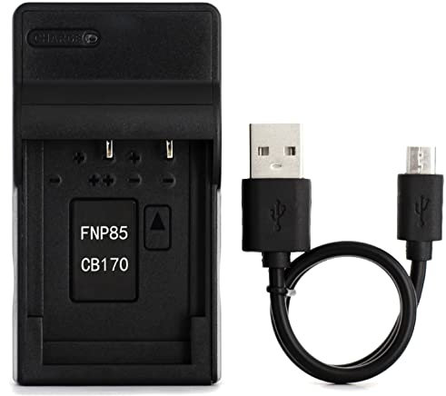 NP-85 USB Charger for Fujifilm FinePix SL1000, SL240, SL245, SL260, SL280, SL300, SL305 Camera and More