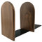Serre-livres ’’Simple Nature’’ de style japonais en bois de noyer noir pour Maison, bureau, bibliothèque, école, décoration et cadeau Large