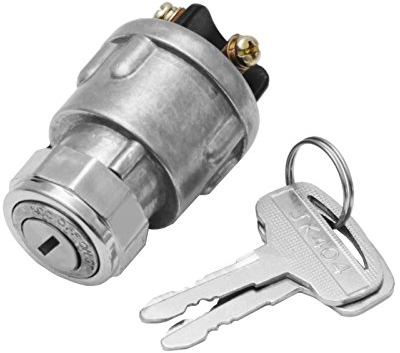Edelstahlmarkenshop Universal 4-Stufen Mechanischer Schlüsselschalter KFZ Zündschloss