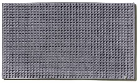 möve Piquée Badteppich 60 x 100 cm aus 100% Baumwolle, Granite