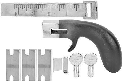 Hztyyier Professional Leather Strap Cutter, DIY Belt Hand Cutting Machine with Aluminium Handle for Leather Craft