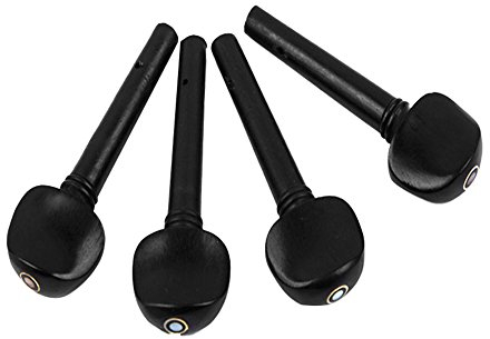 4 Teiliges Violin Geigen Stimmgerät Set Jujube Ersatz für 4/4 Violin Pegs Ersatzteile Instrumentenzubehör