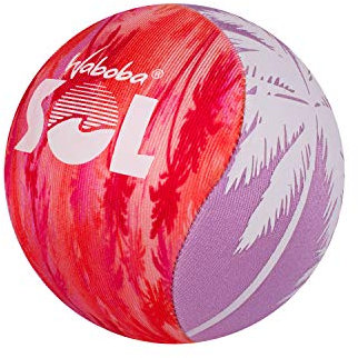 Waboba Sol Foam Ball, farbwechselnder Wasser Bouncing Schaumstoffball mit Lycrahülle, Pro Water-Bouncing fürs Werfen/Fangen für Pool-, Strand- oder Gartenspiele – Palm Trees