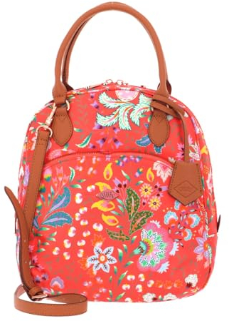 Oilily Aqua Sits Handbag Hot Coral
