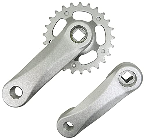 YINSONG Fahrradteile - Kinderfahrrad Kurbel Kettenrad Fahrrad Kurbelarm (Kettenrad Zähne : 25/28T, Kurbel Länge : 102/114MM), 25T/102MM