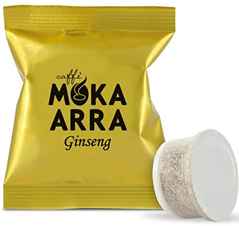 Caffè al ginseng in capsule Moka Arra confezione 50 capsule