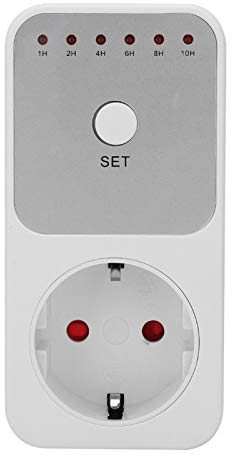 YWBL-WH - Interruptor de Toma de Corriente con Temporizador, 1-10 Horas, Color Plug-in Controlador UE 230 V