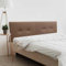 DHOME Kunstleder oder Acualine Stoff Kopfteil Plain mit Knöpfen DUAL geteilt in 2 Stücke gepolstert HIGH Range Schlafzimmer Kopfteil (Kunstleder Lehm, 190cm Dual (Betten 180/190))