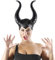 Seawhisper Maleficent Hörner Kostüm Stirnband Kopfbedeckung Evil Queen Halloween Frauen Schwarz