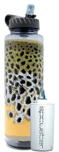 Epic Water Filters Nalgene OG Water Bottle with Filter, USA Made, BPA Free, Removes 99.99% Tap Water Contaminants, Forever Chemicals, Rep Your Water Art, 48 oz