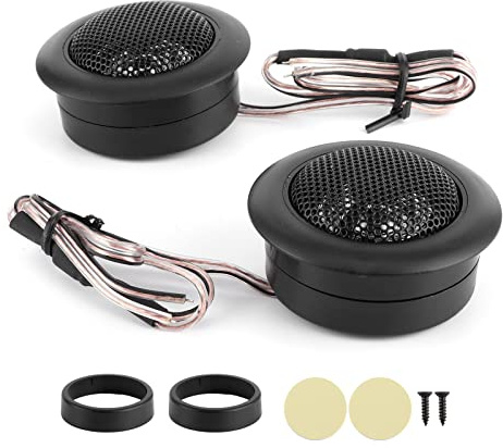 2 Uds Altavoces para Coche Tweeter120W de Alta Potencia Universal Pequeño Reproductor de Música de Audio Altavoces de Audio para Coche para la Mayoría de los Coches 2k ~ 22kHz