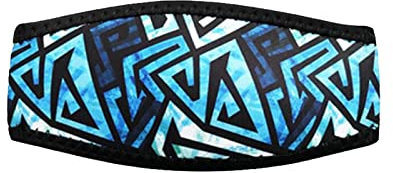 Qianly Neoprenband für Tauchmasken, Haarschutz, Größe 20 cm X 9 cm, Stil c