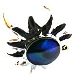 bb-Klostermann Mädchen MUSCHEL_ Ringe, versch. Farben (blau, Sonne)