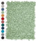 Lashuma Badezimmermatte flauschig Lindgrün, moderener Shaggy Teppich Größe: 50x70 cm