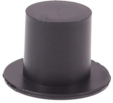 Toddmomy 100 Stück Schwarze Mini-Zylinder Formelle Mini-Sombrero-Hüte Winzige Puppen-Hexenhüte Kleine Weihnachtsmützen Zum Basteln (Größe S Schwarz)