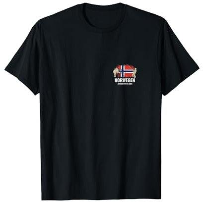 Norwegen Angeln 2024 Angler Design Norwegen Angeln T-Shirt