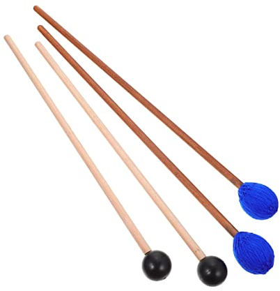 Mikinona 1satz Marimba Hammer Teiliges Percussion-zubehör Tragetasche Hochwertige Schlägel Für Xylophon Und Marimba Für Musikliebhaber Und Profis