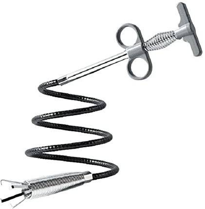 Drain Snake Déboucheur | Déboucheur De Toilettes Déboucheur De Tuyaux| Déboucheur D'évier De Plomberie Ferret | Outil De Ramassage Avec 4 Griffes | Outil De Nettoyage De Lavabo De