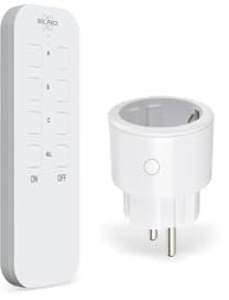 ELRO RC1100 Funk-Schalter-Set – Intelligente Steckdose + Fernbedienung – Innenbereich – 40m Reichweite