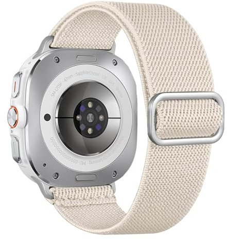 Bracelet élastique pour Bracelet Galaxy Watch Ultra 47 mm (2024) Homme/Femme,Bracelet Nylon Souple Respirant pour Bracelets Samsung Watch Ultra 47mm,Bracelets pour Samsung Watch 7 Ultra Bracelet 47 mm