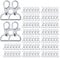 Luabue 100Pcs Swivel Keyrings Clasps Lobster Clasps D Ring Clips, 19mm Inside Width D Rings for Bags Swivel Snap Hooks for Keychain Lanyard Bag Buckle Straps Puppy Chains DIY Hanging Crafts (Silver)