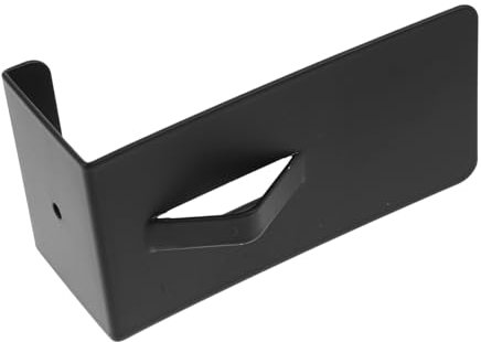 ASAKKURA Theft Hook Key Box Door Hooks Key Lock Box Hanger for Cabinet Door Mount Bracket Black