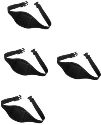 Abaodam 4pcs Sturdy Fitness Microphone Bag Workout Belt Pouch Mic Running Belt Holder