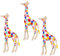 BESPORTBLE 3 Pièces Broche En Alliage Broche En Émail Animal Enfants Épingles Épinglette Animaux Broche Émaillée Anniversaire Épingle En Émail Broche Girafe Colorful