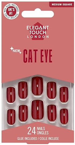 Elegant Touch Cat Eye Scarlett Shimmer