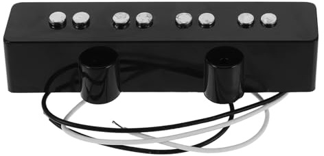 HEMOTON Bass-tonabnehmer Jb-style Offenes Design Saiter-bässe mit Keramikbodensystem Tonabnehmer Ersatzteil für Instrumentenreparaturteile