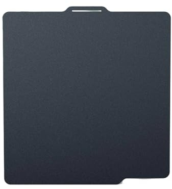Snorvixre La plaque de lit d'impression en acier à ressort à surface rugueuse assure une adhérence ferme. Plaque laquée PEI résistante à la chaleur sans application époxy