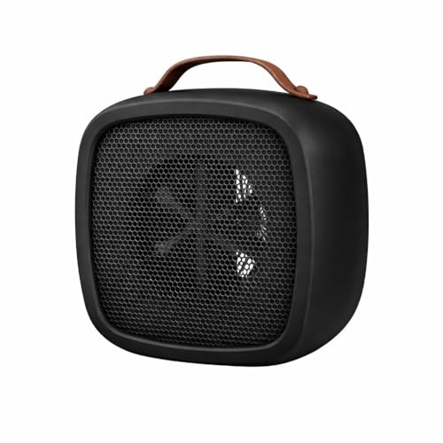 Wonderlamp - Calefactor Portátil Tropico, 500W, Calentamiento Rápido en 3 Segundos, con Asa de Transporte y Apagado Automático, 14,2 x 10,1 x 14,1 cm
