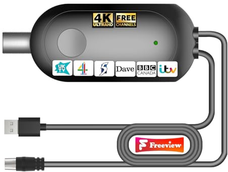 2026 TV Aerial Booster Amplifier– High Gain Freeview HD Signal Booster, Digital TV Signal Amplifier for Indoor Aerial, Reduces Pixelation & Improves Weak Reception, Low Noise USB Powered