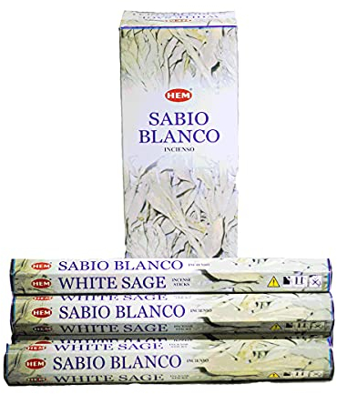 White sage incense Purifying Saum Weißer Salbei Räucherstäbchen Typ 20 Flaschen ~ 6 Box Set