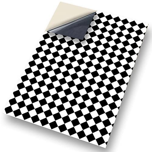 No 43 Floor Black Diamond: NEW SELF ADHESIVE Dolls House Wallpaper : 1/12th scale Sheet Size : 12. 1/12” wide x 8.3/4” high (318mm x 225mm) Superior “Non see through” Semi Matt Vinyl Coverings that can be applied instantly over existing papers or directly on to any smooth surface – substantial thickness !