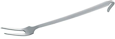 Piazza Forchettone, Acciaio Inox, Argento, 42 Cm