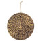 Something Different Wholesale Stunning Copper-Finished Circular Terracotta Plaque - 20cm x 20.5cm (1 Pc) - Man of the Woods Design - Perfect for Indoor & Outdoor Display
