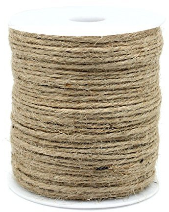 SiAura Material - 100m Jutekordel/Juteschnur Braun 2mm