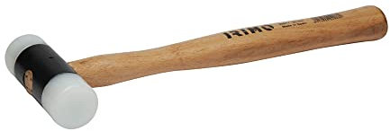Martillo nylon mango madera, 35mm