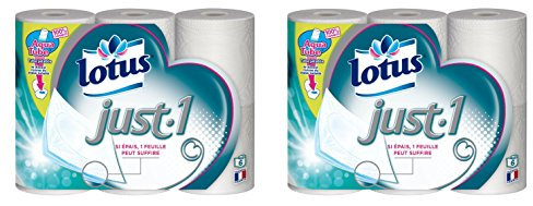 Lotus Just 1 - 12 Rouleaux de Papier Hygiénique