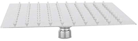 Yosoo 8 Zoll Edelstahl Regenduschkopf Extrem dünne Regen Duschkopf wasserfall Regendusche (Quadrat)