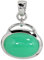LaLuna Design Damen-Anhänger aus echt Silber 925 mit Edelstein Chalcedon