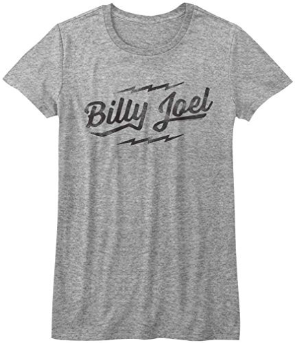 Billy Joel - - Frauen Logo T-Shirt, Medium, Gray Heather