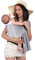 Amarsupiel | Baby-Wasserträger | Baby Wasser Schultergurt | Ultraschnell trocknende | Ergonomische Babytrage | OEKOTEX | Zertifikat Made in Spain |Grau