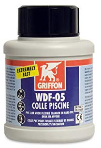 GRIFFON Wet Dry and Fast Wdf-05 Schnellgreifbeton für Schwimmbäder, Whirlpools, ABS, PVC und Rohre, 250 ml