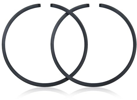 AUMEL 2Pcs/lot 45mm x 1.5mm Piston Rings Kit Fit Husqvarna 51 254 350 353 OLEO-MAC 753 Chainsaw Parts.