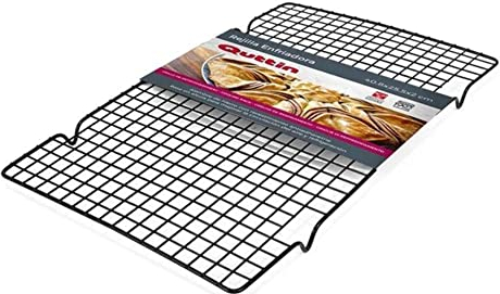 Quttin S2202047 Rejilla Enfriadora Metal, Negro, 40.8 x 25.5 x 2 cm, Steel