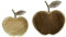Apfel Mangoholz, im 2er Set