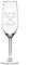 National Engraver - Verre à Champagne Personnalisé Classique - Flûte à Champagne - 228 ml - 1 Pièce